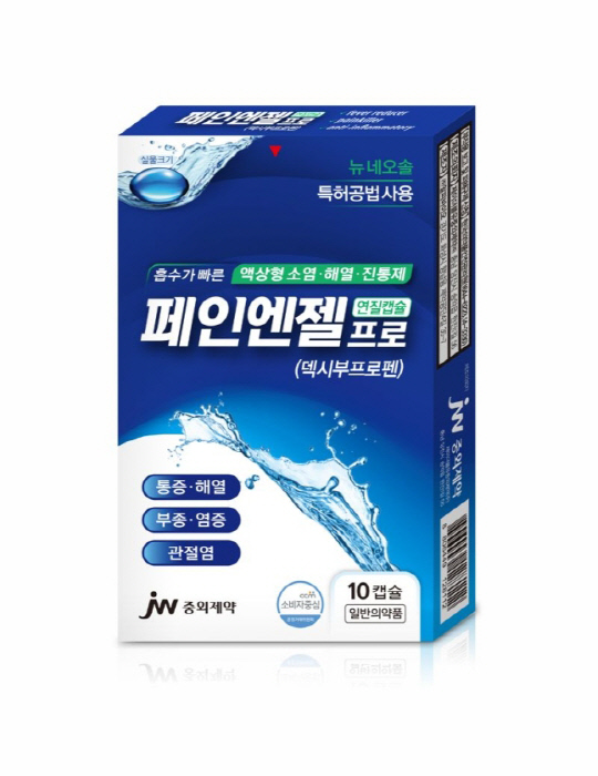액상형 진통소염제 '페인엔젤 프로' JW중외제약 제공.